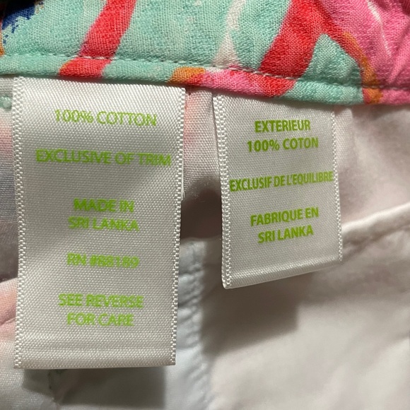 Lilly Pulitzer Pastel Adie Patterned Shorts Sz 2 - Picture 7 of 9